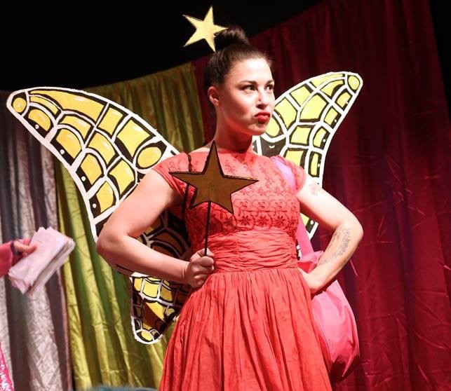Cropped image of Marcelina Chavira dressed as Carrie the Self Care Fairy